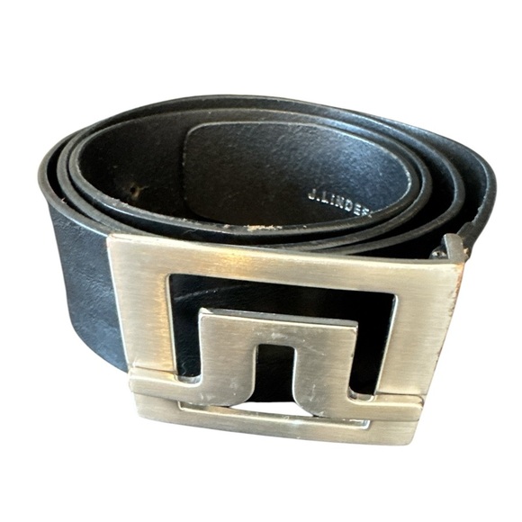J. Lindeberg Other - Men’s J. Lindeberg Genuine Leather Belt Black Made in Italy Size 34”